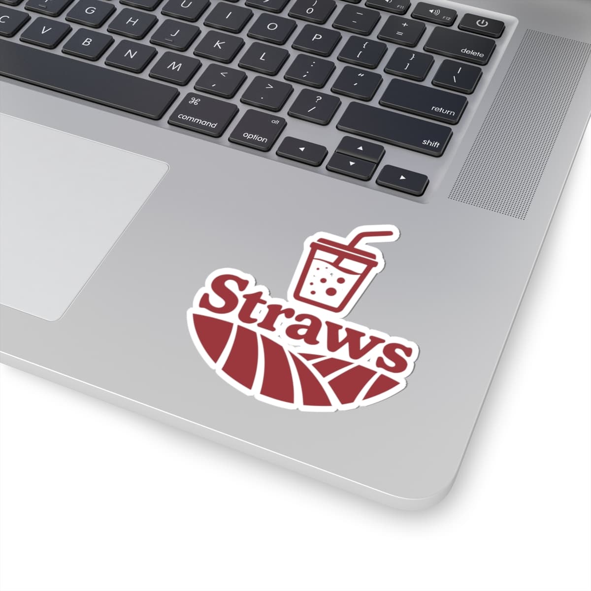 Sticker in use — Straws merch