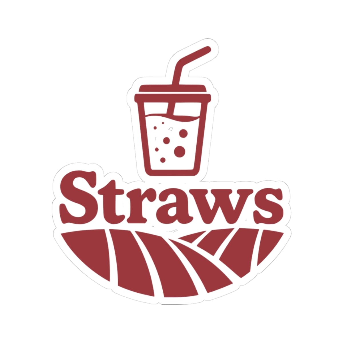 Sticker — Straws merch