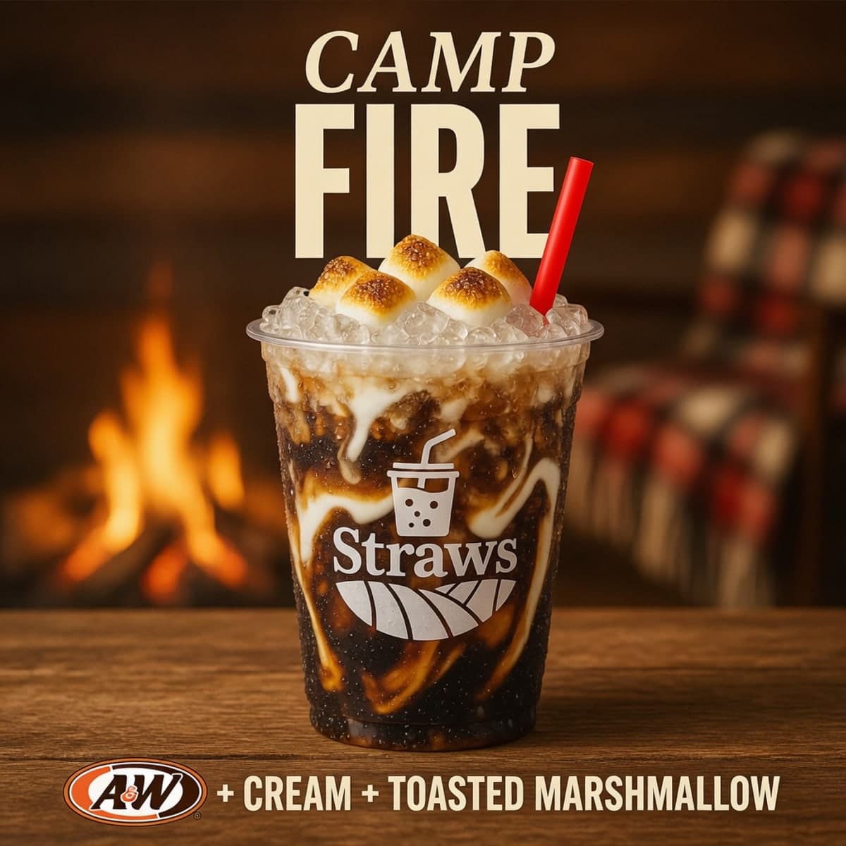 Camp Fire at Straws Soda in Batesville, AR