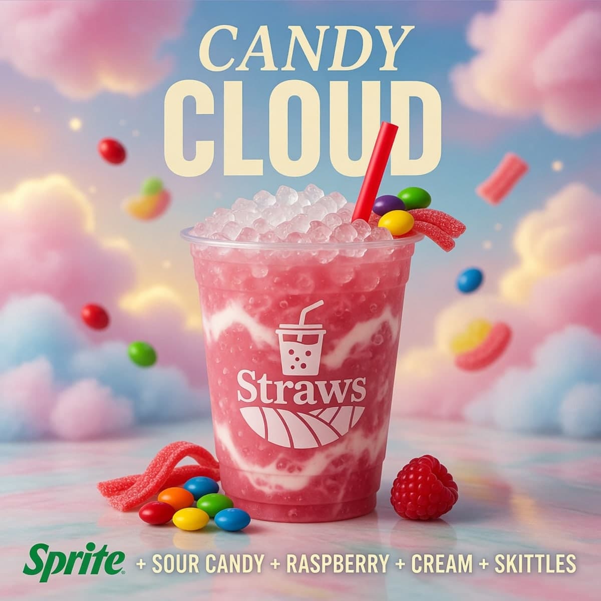 Candy Cloud at Straws Soda in Batesville, AR