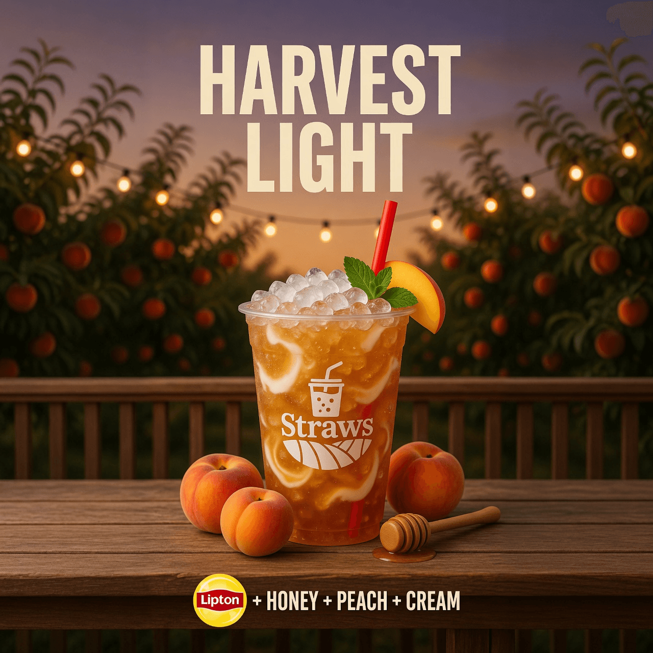 Harvest Light limited-time drink at Straws Soda in Batesville, AR